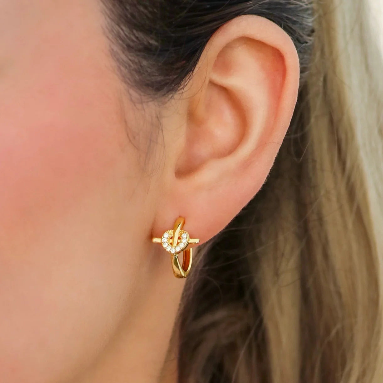 Love of Jesus Huggie Earrings