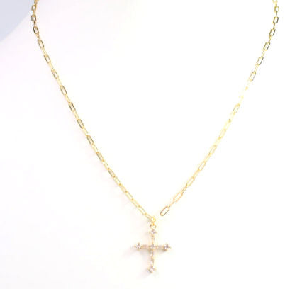 Chapel Cross Necklace