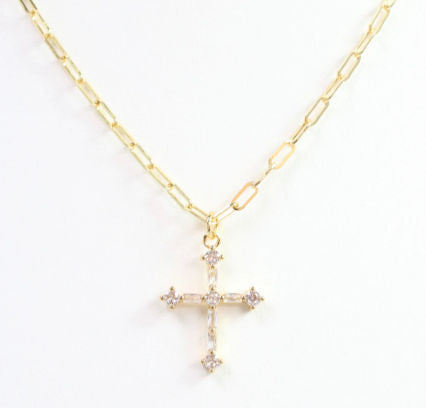 Chapel Cross Necklace
