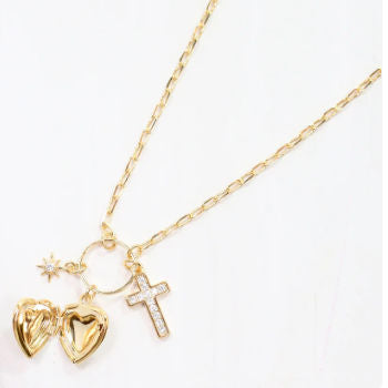 Bound by Faith Drop Necklace