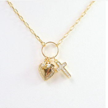 Bound by Faith Drop Necklace