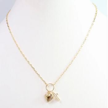Bound by Faith Drop Necklace