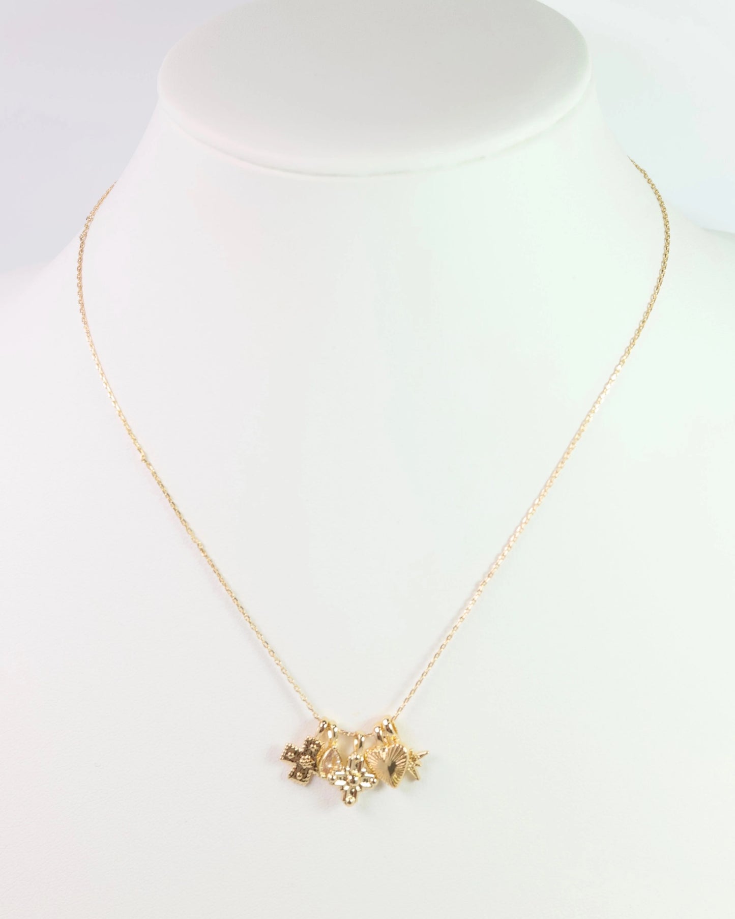Cross My Heart Necklace Set