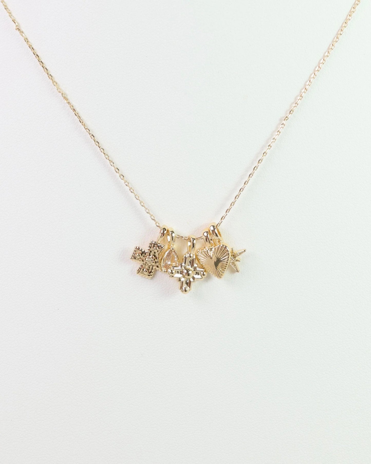 Cross My Heart Necklace Set
