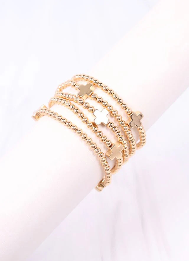 Golden Promise Bracelet Set