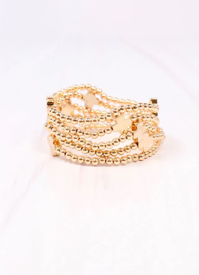 Golden Promise Bracelet Set