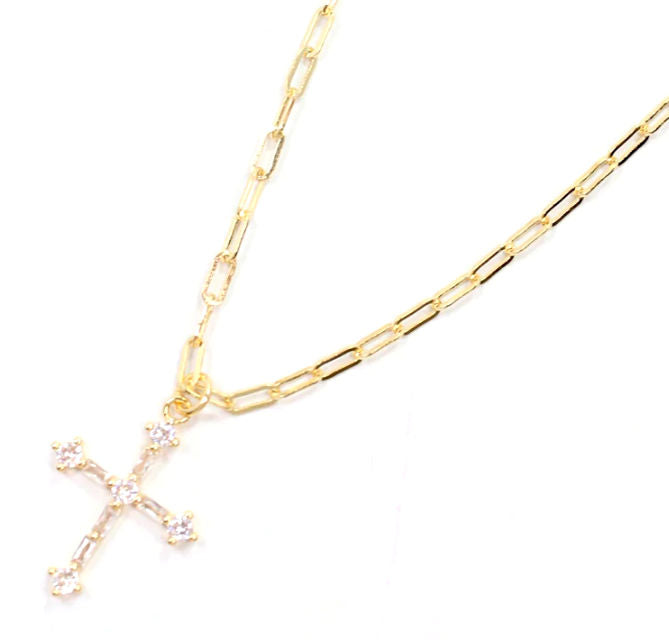 Chapel Cross Necklace