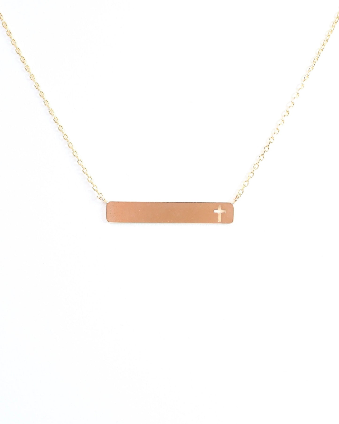 Faith Bar Necklace - The Adorned Co.