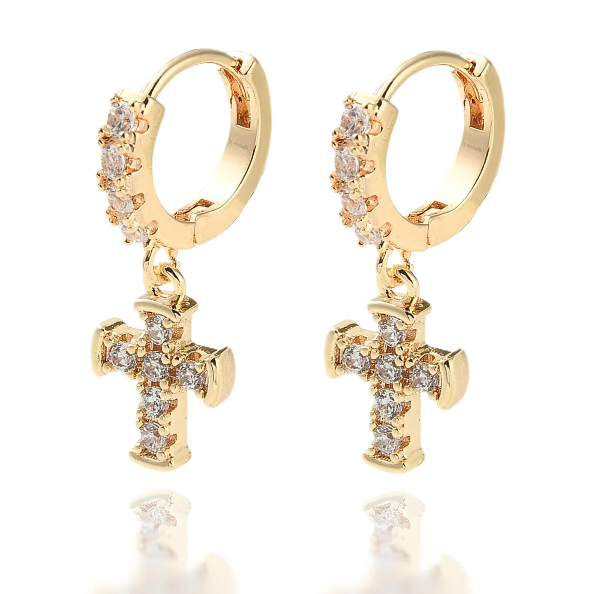 Love Came Down Huggie Earrings