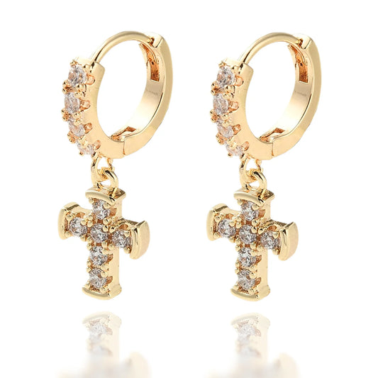 Love Came Down Huggie Earrings
