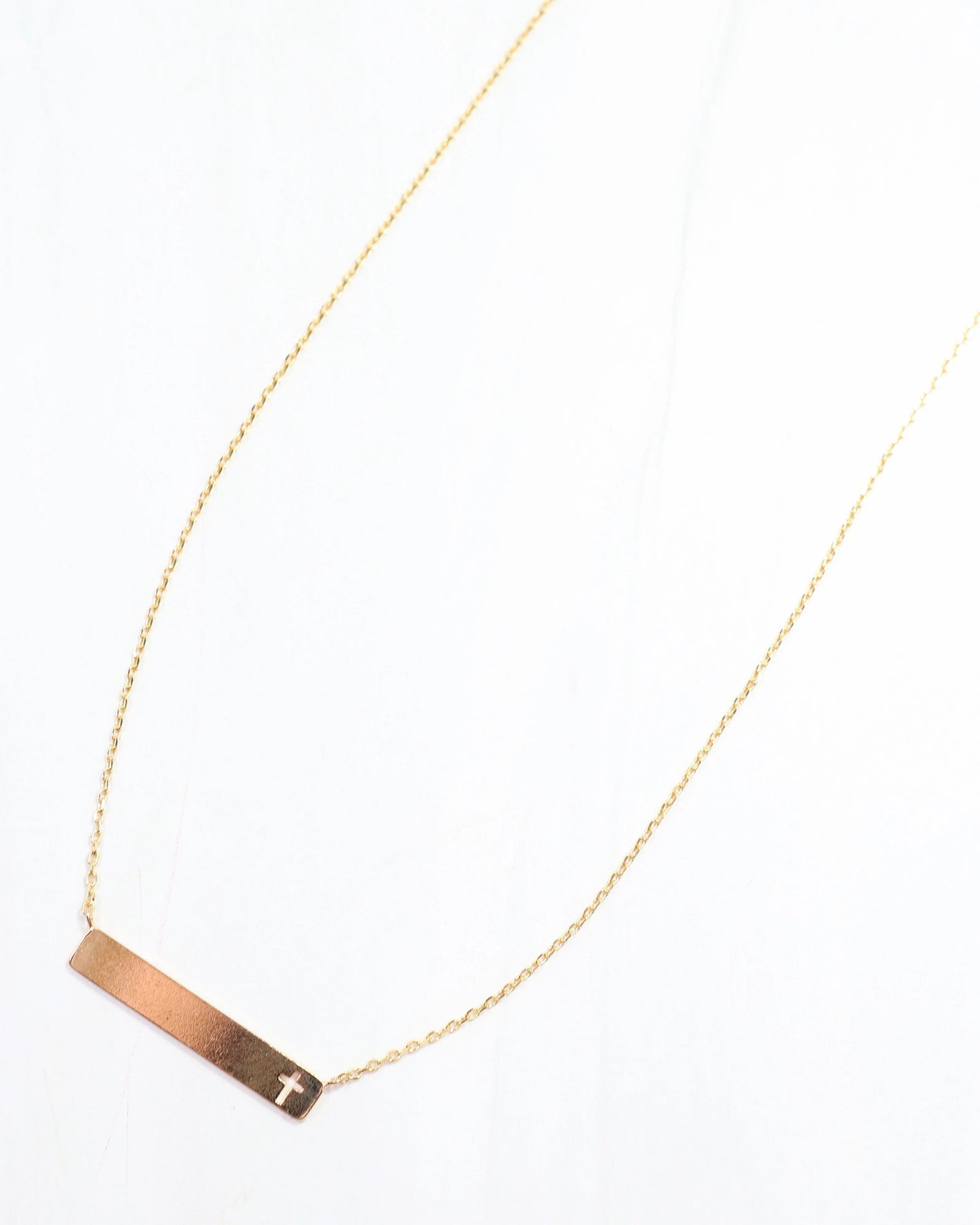 Faith Bar Necklace