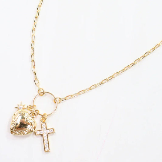 Bound by Faith Drop Necklace
