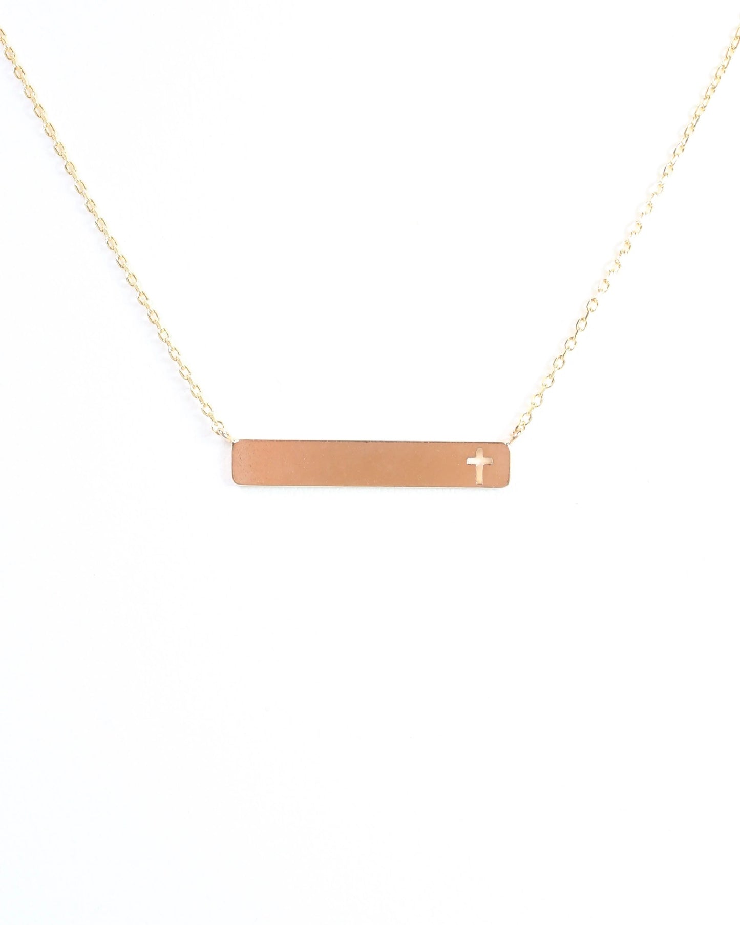 Faith Bar Necklace