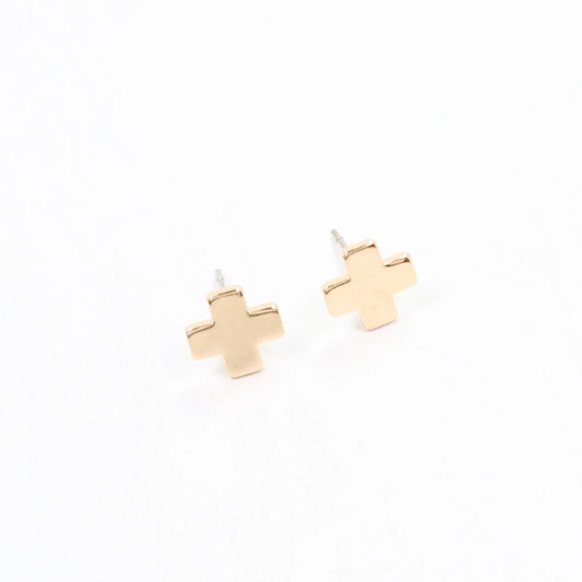 Gili X Adorned Co. Simplicity Cross Earrings