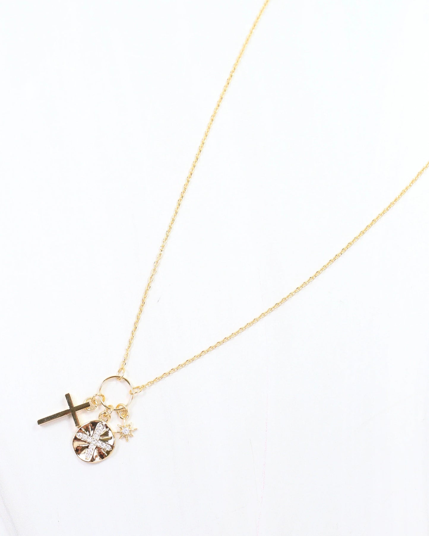 North Star Cross Necklace