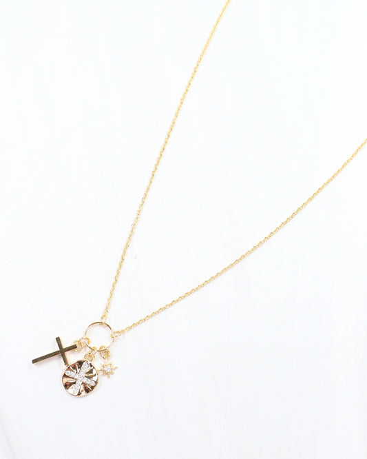 North Star Cross Necklace