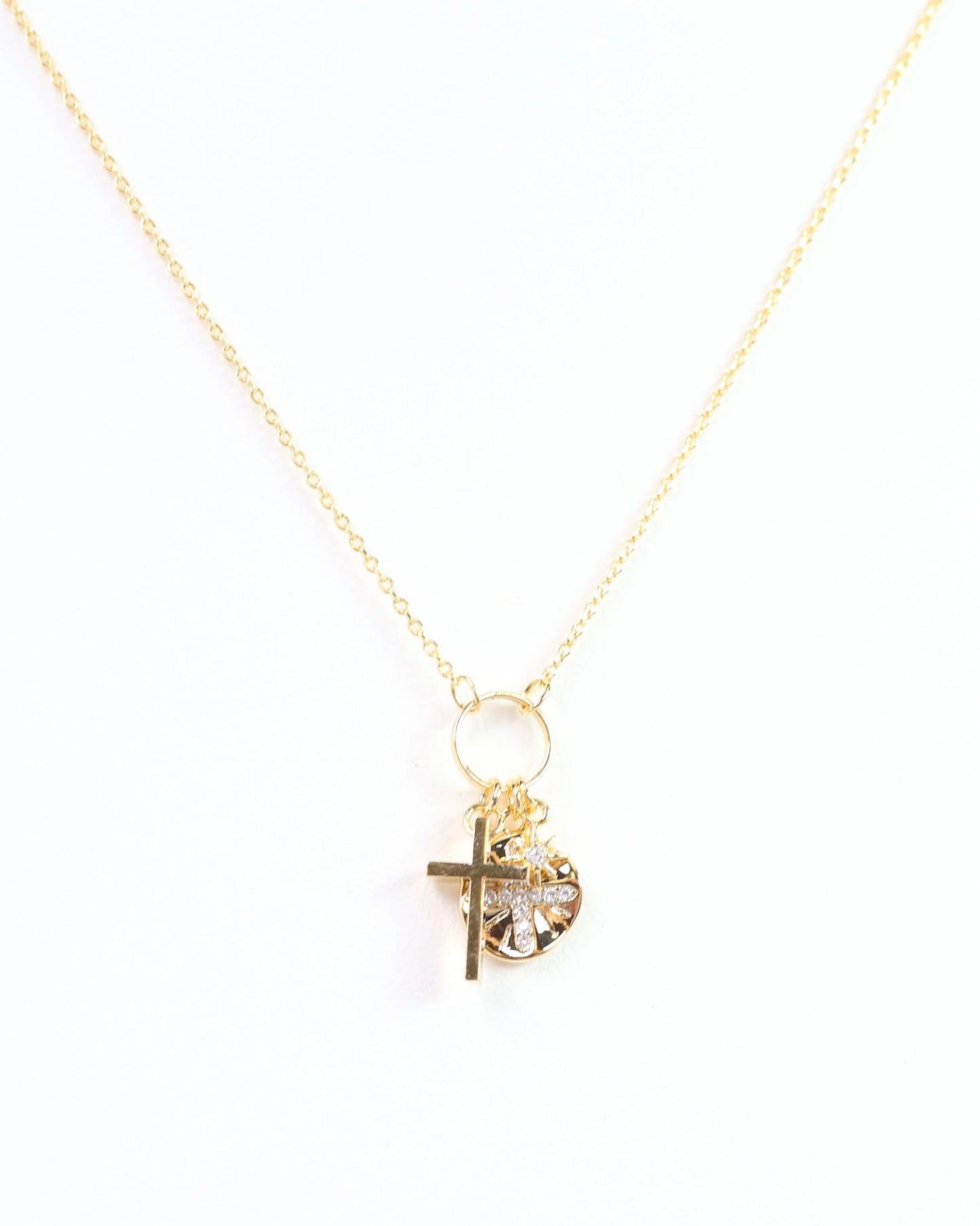 North Star Cross Necklace