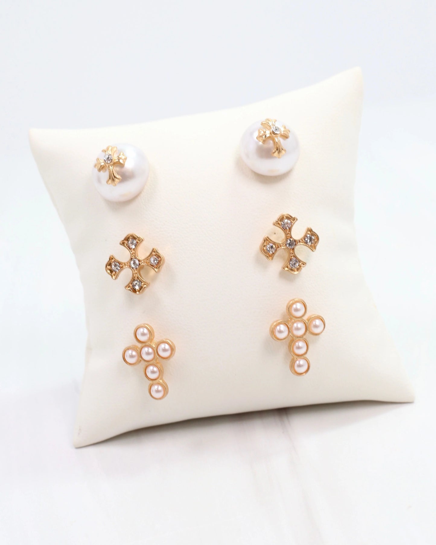 At The Cross Earrings Set