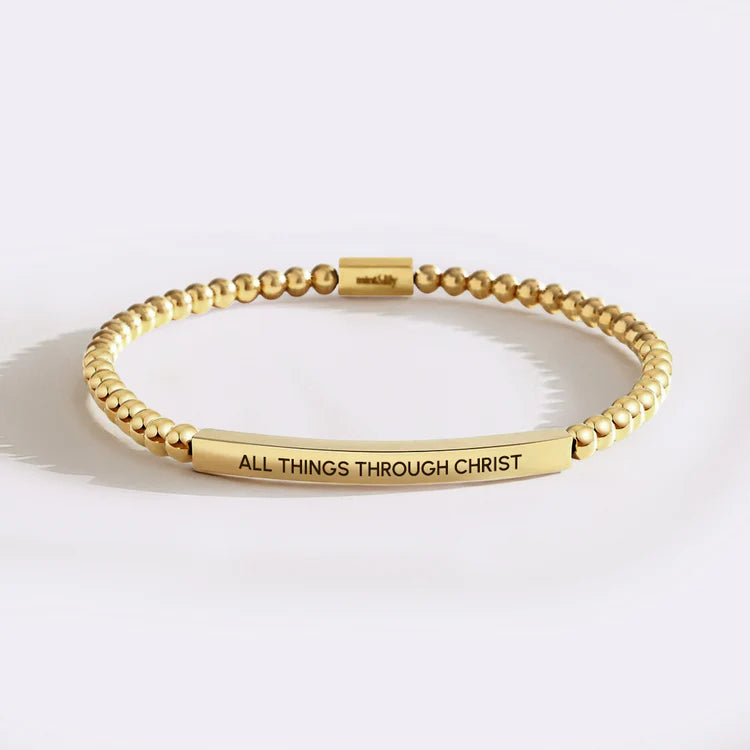 Gili X Mint & Lily “All Things Through Christ” Bracelet