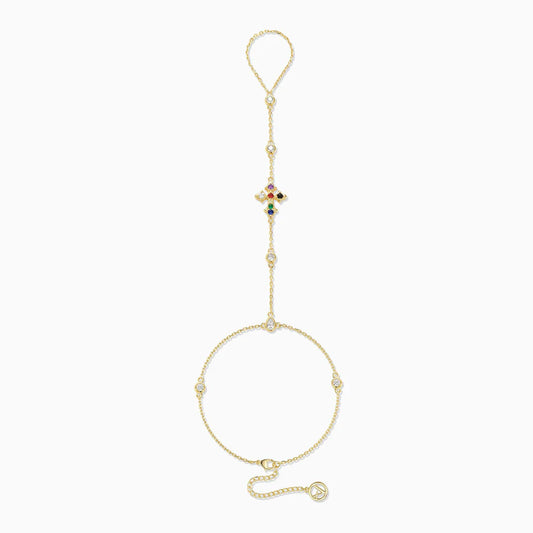 Radiance Cross Hand Chain