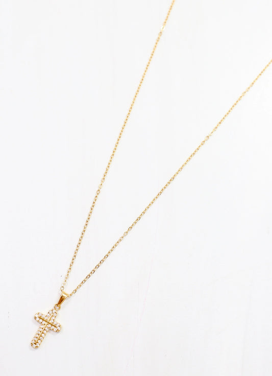 In Paradise Cross Necklace - The Adorned Co.
